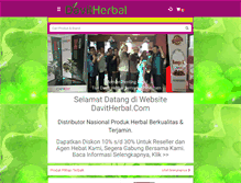 Tablet Screenshot of davitherbal.com